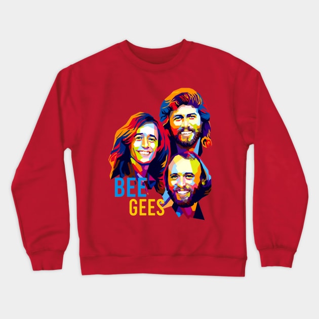 Retro Bee ges Crewneck Sweatshirt by The Jersey Rejects